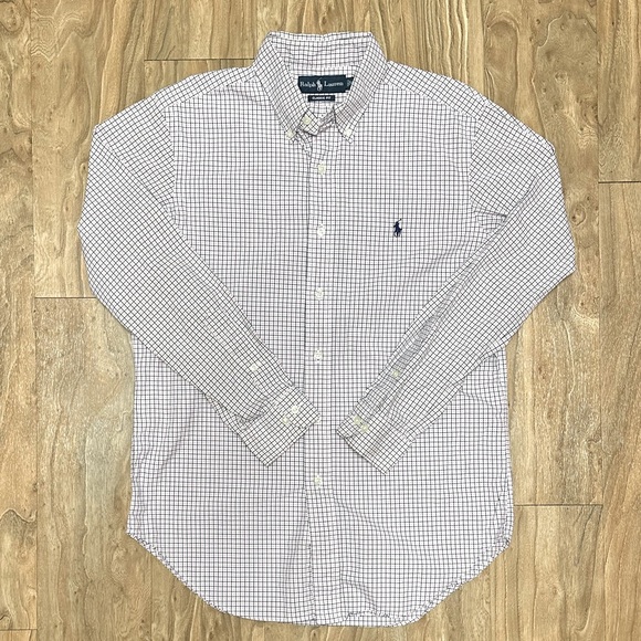 **POLO RALPH LAUREN** checked button down SIZE 15 32/33 - Picture 2 of 5